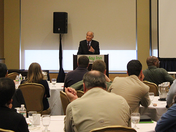 2013 o J.P. Giroud teaching at Geosyntec seminar, Boston